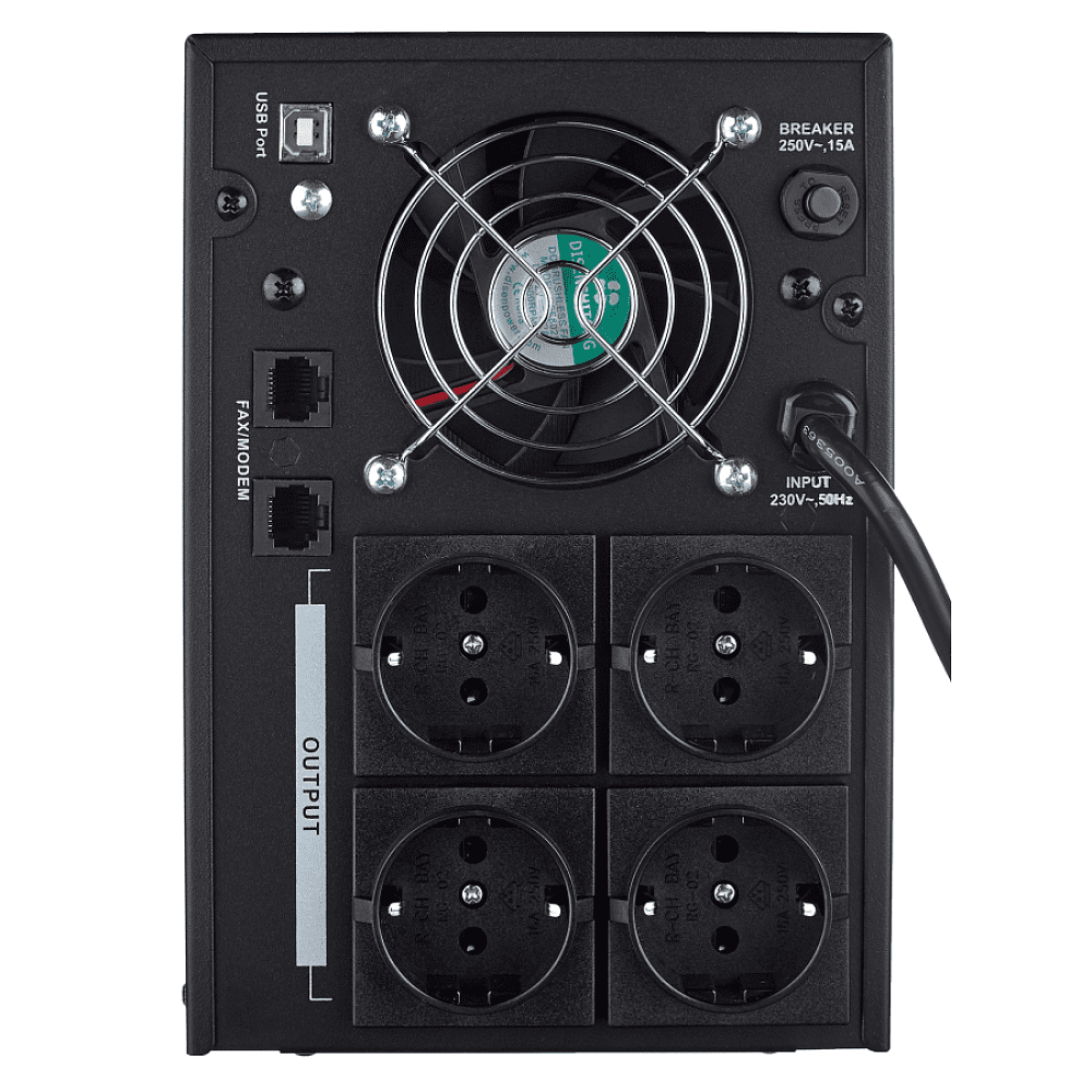 ИБП Kiper Power C3000 USB (3000VA/1800W) - 4