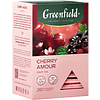 Чай "Greenfield" Cherry Amour, 20 пакетиков x 1.8 г, черный - 2