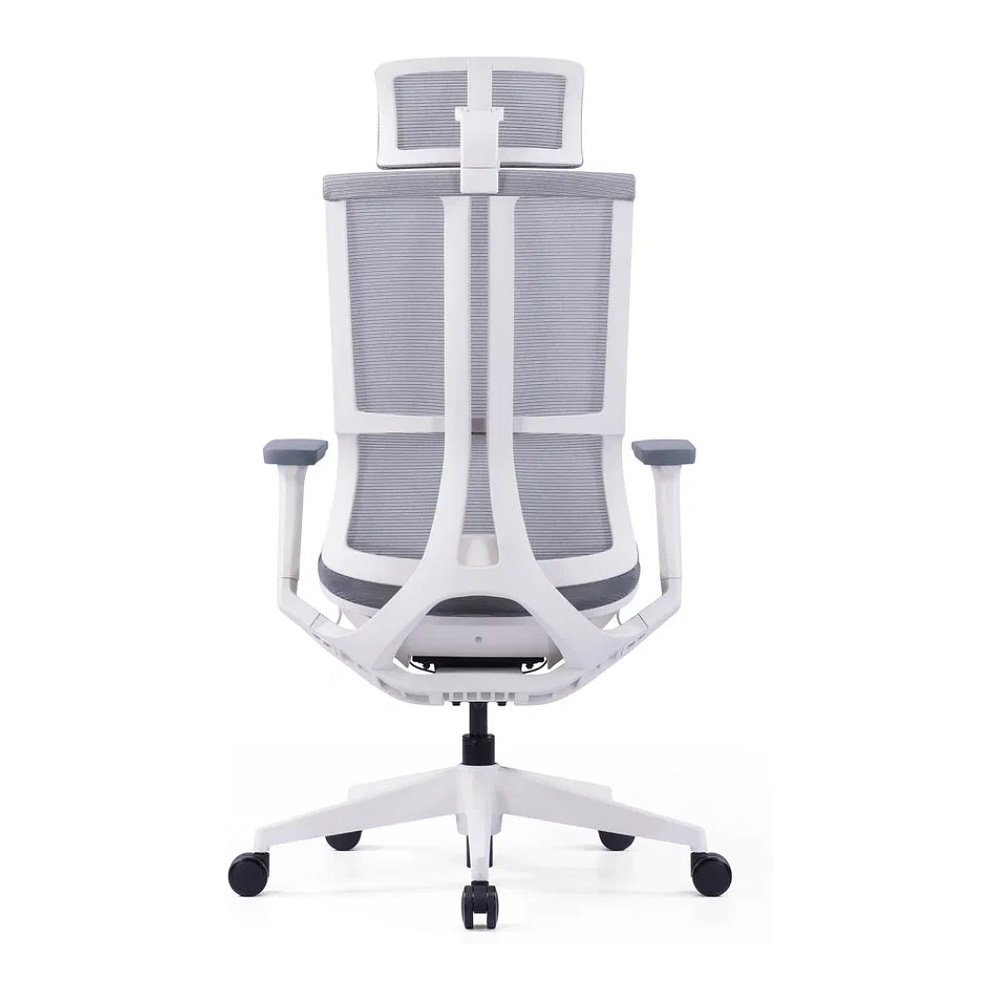 Кресло для руководителя SitZone E-303-001A-P1-WH сетка, серый - 5