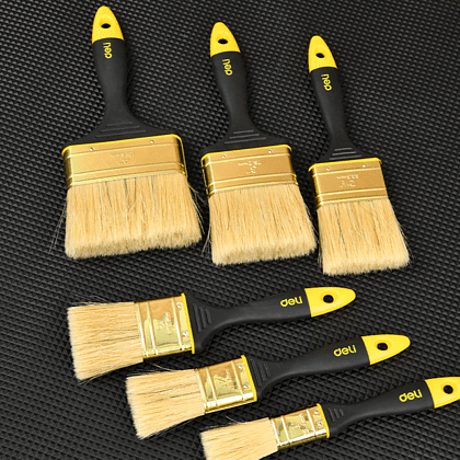 Кисть малярная Deli YS EDL509145, плоская, 3"-75 мм, смешанная щетина - 5