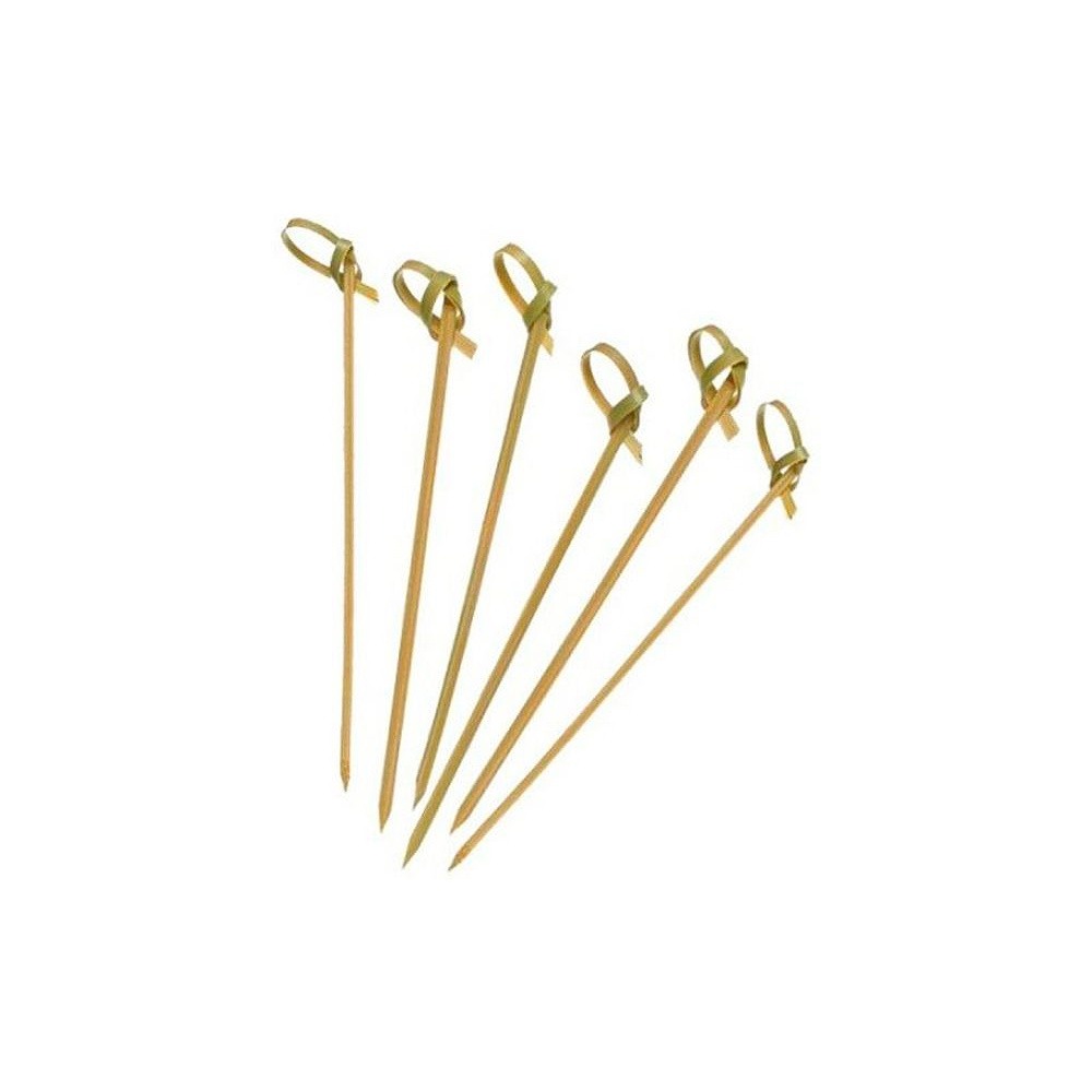 Пика узелок, 12 см, 100 шт/упак, бамбук