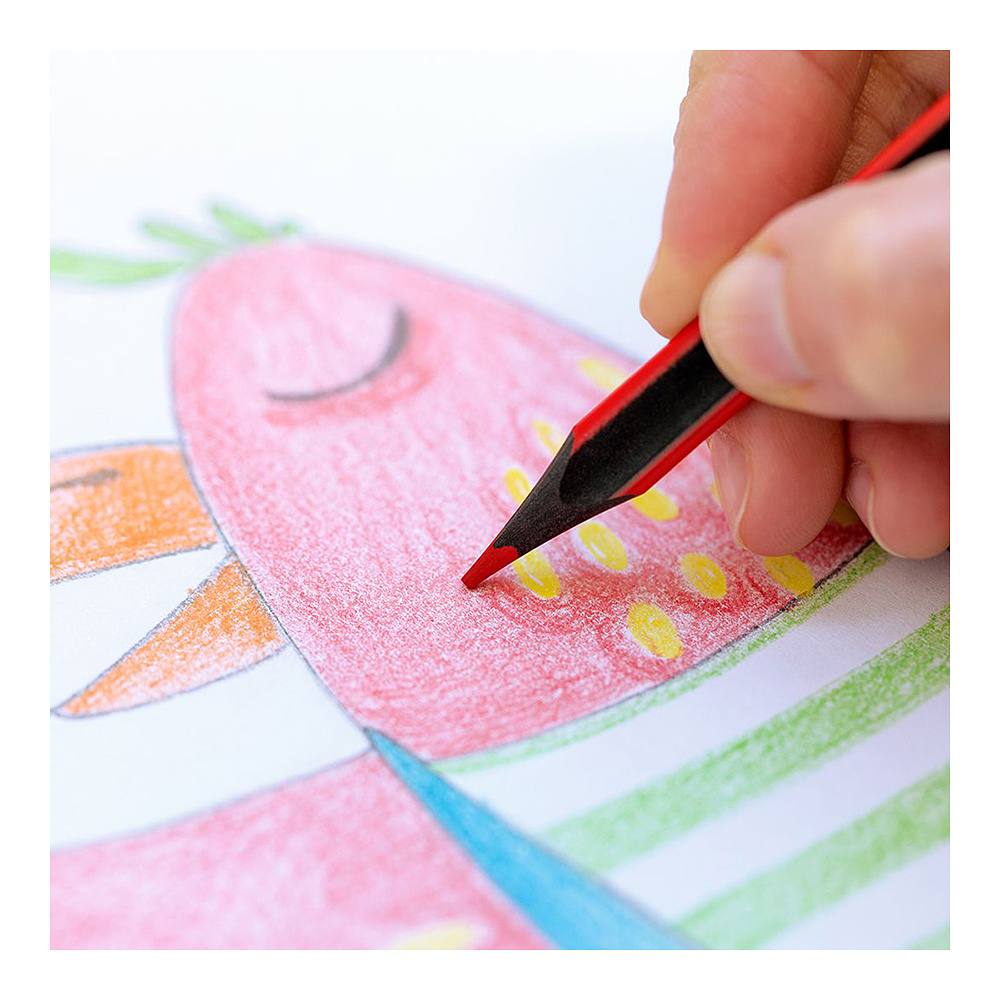 Цветные карандаши "ERGO" + точилка, 10 цветов - 8