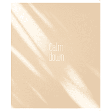 Тетрадь "Calm down", А5, 96 листов, клетка, скоба сбоку, ассорти