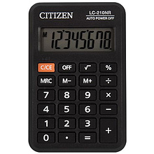 Калькулятор карманный Citizen "LC-210 NR"