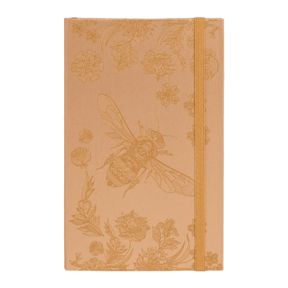 Блокнот "Lace bee", А5, 96 листов, линейка, песочный - 2