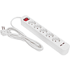 Удлинитель "Standard", 5 розеток, 2 USB, 16А, 3 м, белый - 2