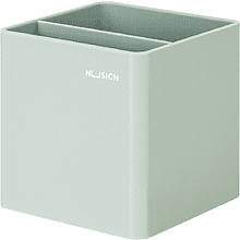 Подставка для ручек "Nusign", пластик, 2 деления, зеленый