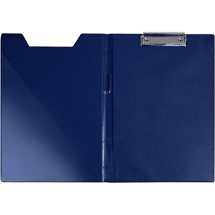 Планшет открывающийся с зажимом, A4, винил, синий - 4