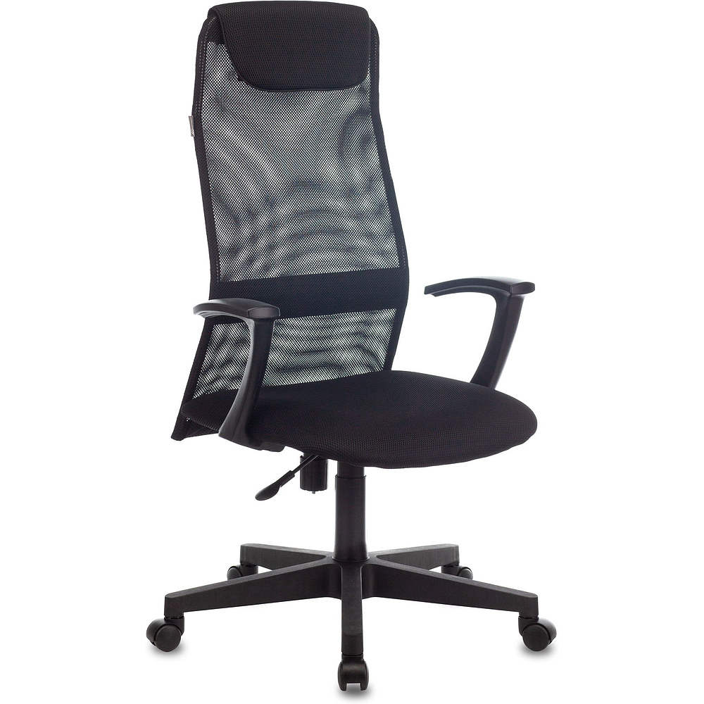 Кресло для руководителя "Бюрократ KB-8/DG", ткань, черный