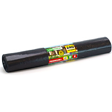 Мешки для мусора "Mirpack Premium+", 45мкм, 240л, 10шт/рулон