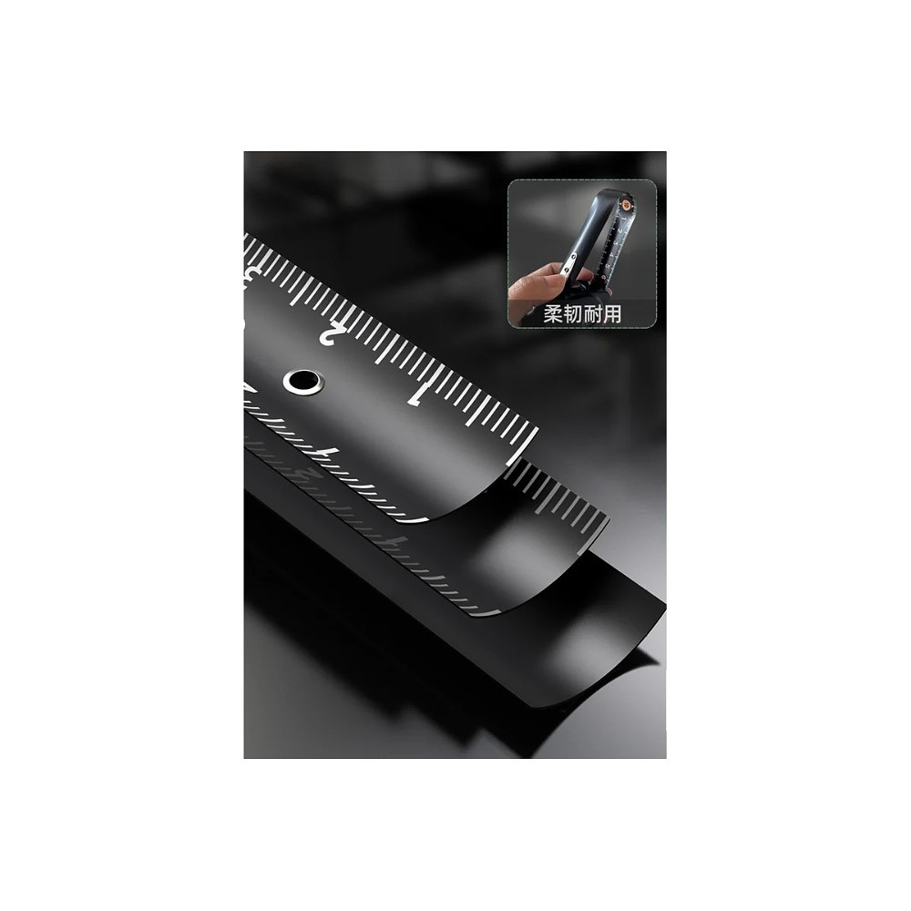 Рулетка Deli HS HT8519C, 5 м х 19 мм, Soft Touch, оранжевый - 4