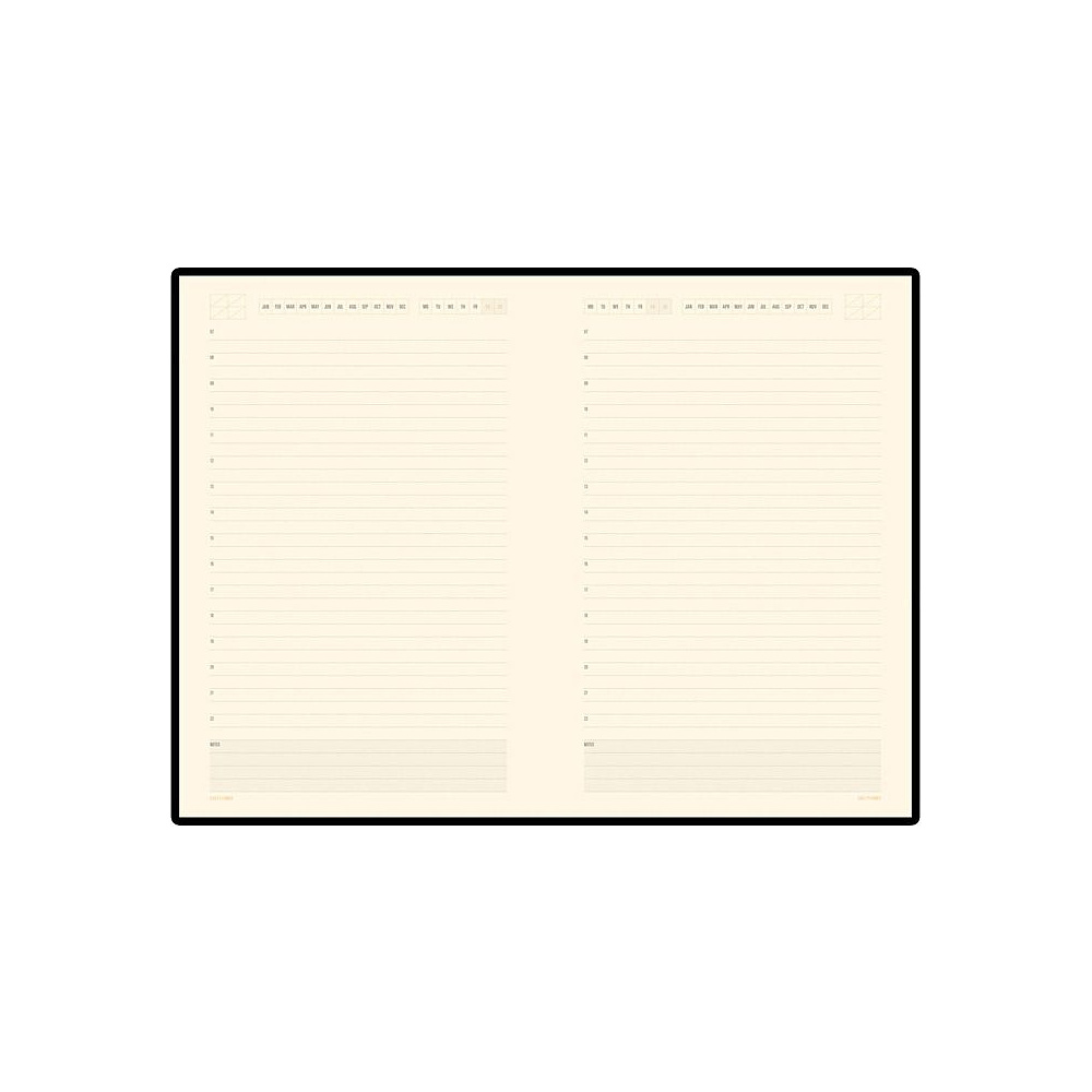 Ежедневник недатированный "Monaco", A5, 272 страницы, темно-синий - 2