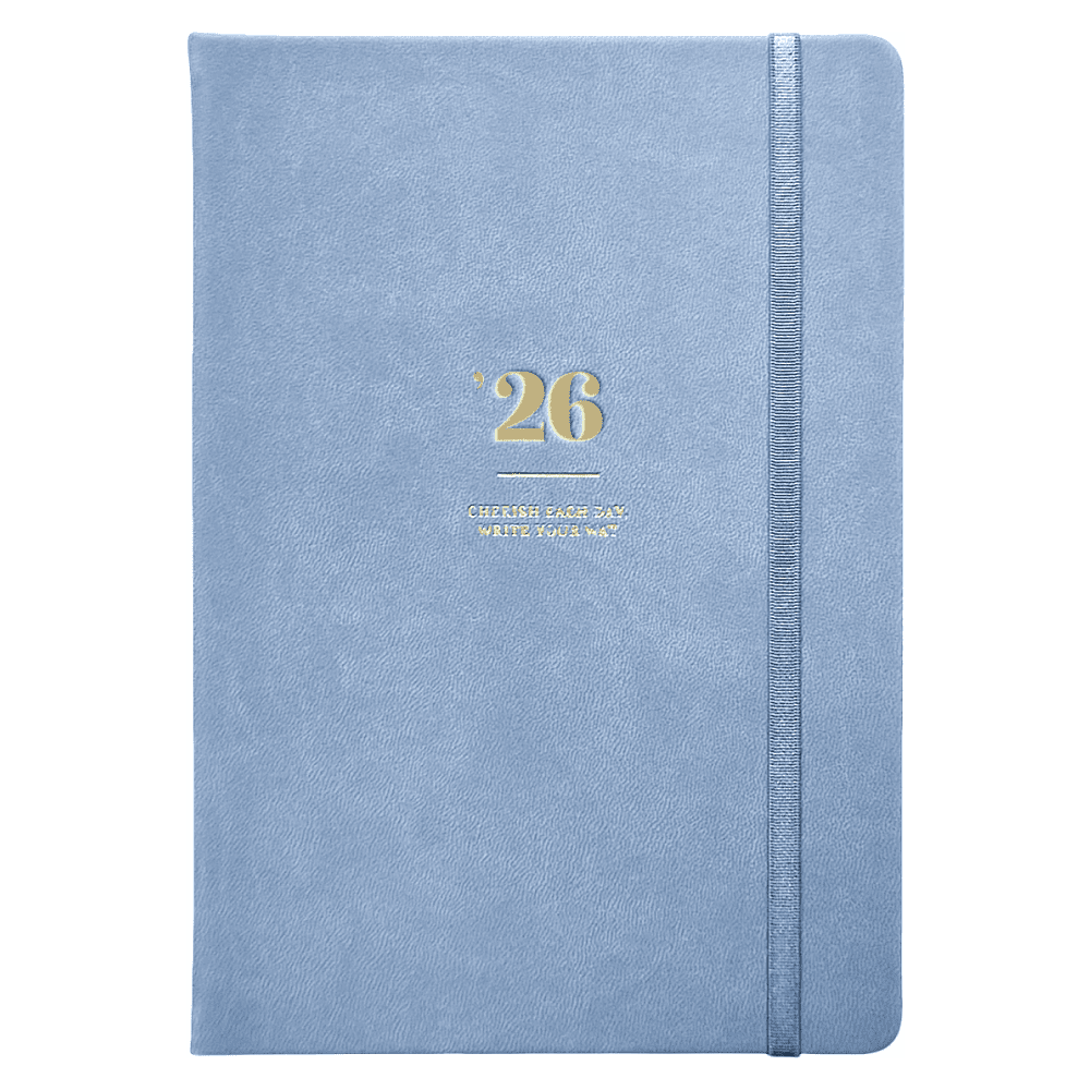 Ежедневник датированный "Pastel", А5, 352 страницы, голубой, 2026