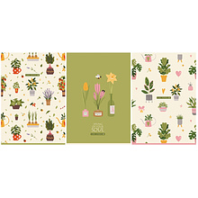 Тетрадь "Весна", А4, 80 листов, клетка, ассорти