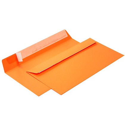 Конверт "Курт", С65, 1 шт, оранжевый