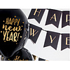 Шар воздушный "Happy New Year", 6 шт, черный - 2