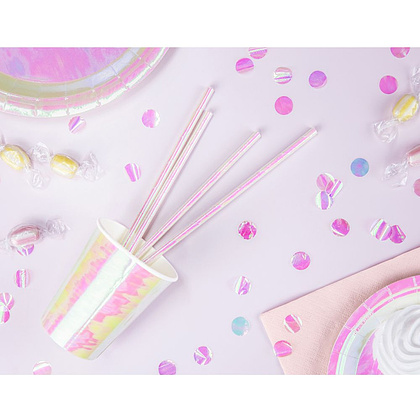 Стакан бумажный "KPP35-017", 6 шт, 220 мл, радужный - 3