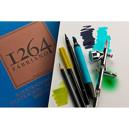 Блок-склейка бумаги для графики "Fabriano. 1264", 29,7х42 см, 200 г/м2, 50 листов - 2