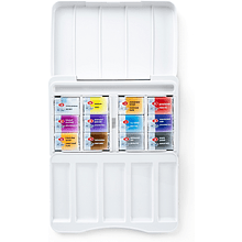 Краски акварельные "Белые ночи Ботанический атлас", набор 12 цветов, кюветы