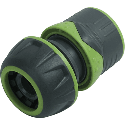 Коннектор Amigo Grande "79290", 3/4", пластик, серый, зеленый