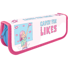 Пенал "Likes", 1 отделение, розовый