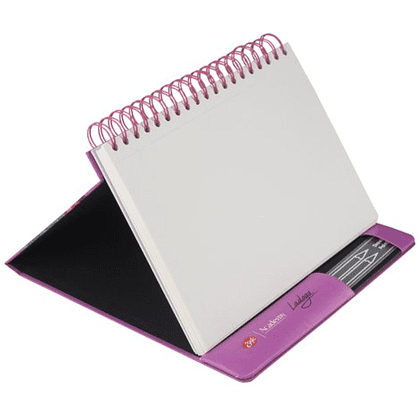 Скетчбук для акварели "Ладога", 17.5х25 см, 20 листов, розовый - 4