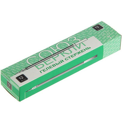 Стержень гелевый "Союз" для ручки "Status", 0.5 мм, 130 мм, зелёный - 2