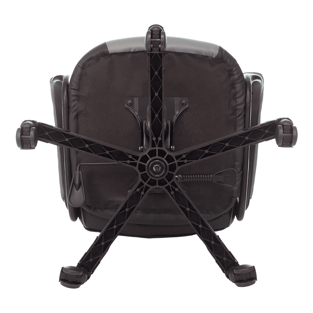 Кресло игровое Бюрократ Zombie GAME 17 экокожа, ткань, черный, серый - 9