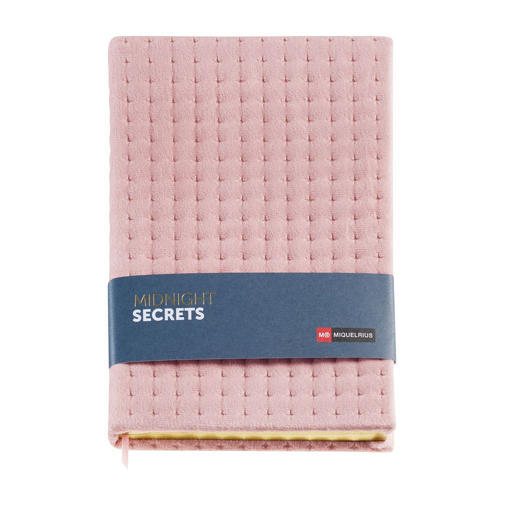 Блокнот Miquelrius "Midnight Glitter", А5, 80 листов, розовый