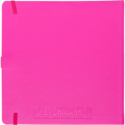 Скетчбук "Sketchmarker", 80 листов, 20x20 см, 140 г/м2, фуксии  - 2