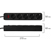 Сетевой фильтр Sonnen SPB-505, 5 м, 5 розеток, черный - 6