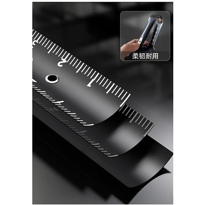 Рулетка Deli HS HT8316L, 3 м х 6 мм, Soft Touch, зеленый - 3