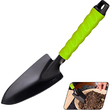 Лопатка садовая Deli GS EDL580811, 310 мм, широкая, противоскользящая рукоятка, зеленый