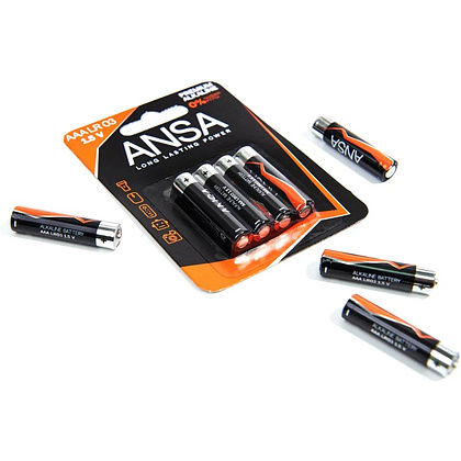 Батарейки алкалиновые ANSA "V LR03/BL-4 (AAA)", 12 блоков x4 шт,  щелочные - 4