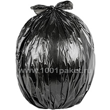 Мешки для мусора Ромашка Эконом, 60 л, ПНД, 6 мкм, 58х68 см, 50 шт/рулон, черный