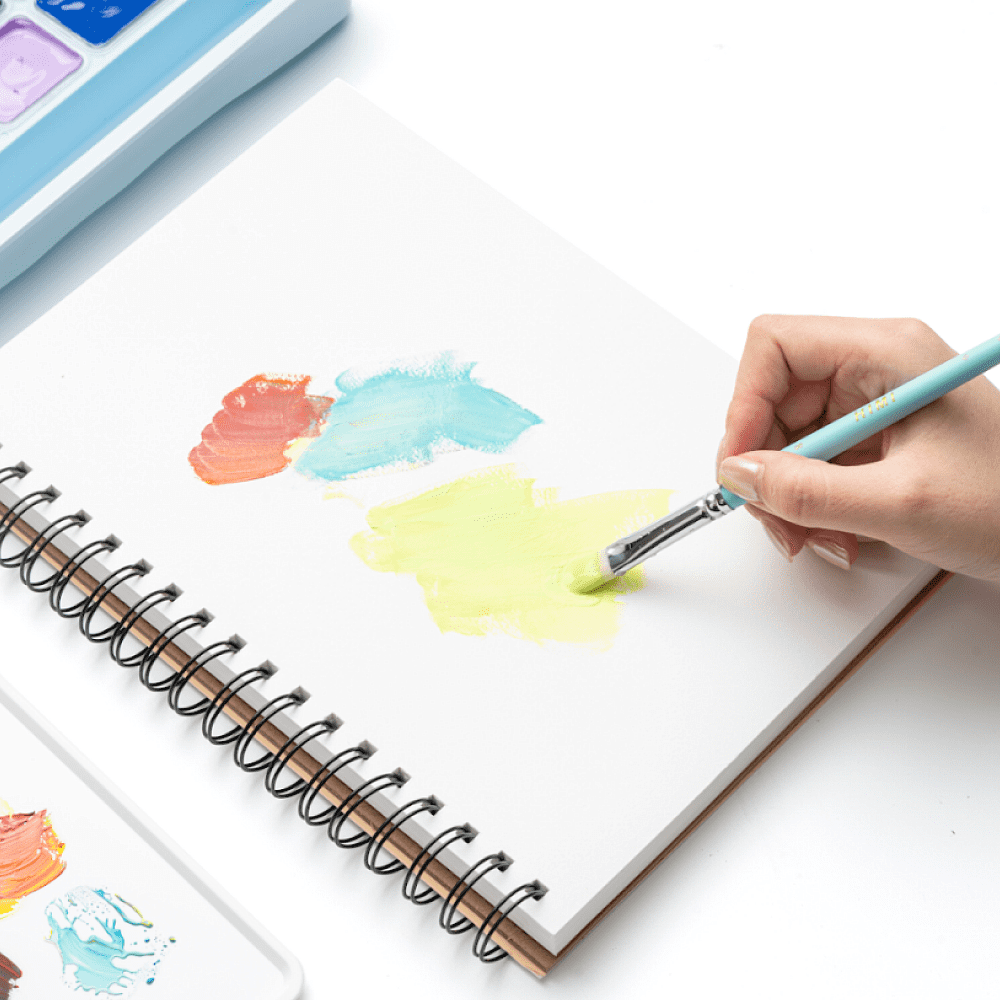 Скетчбук "Himi Miya", 17.8x25.4 см, 160 г/м2, 50 листов, разноцветный - 7