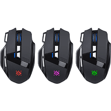 Мышь Defender Knight GM-885, беспроводная, черная