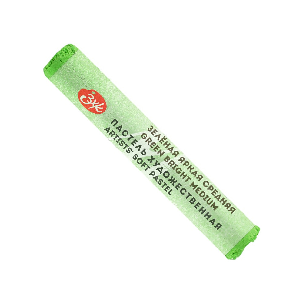Пастель сухая "Мастер-класс", 758 зеленая яркая средняя