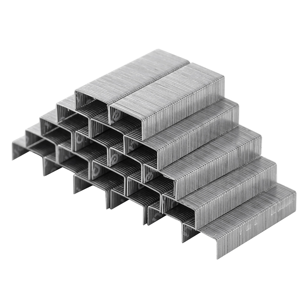 Скобы "Deli", 10, 1000 шт, металлик - 3