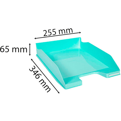 Модуль для бумаги горизонтальный "Aquarel", зеленая пастель - 3