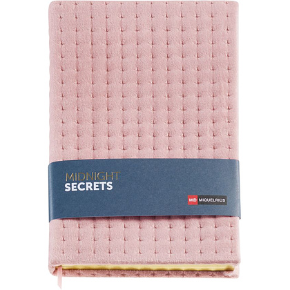 Блокнот Miquelrius "Midnight Glitter", А5, 80 листов, розовый