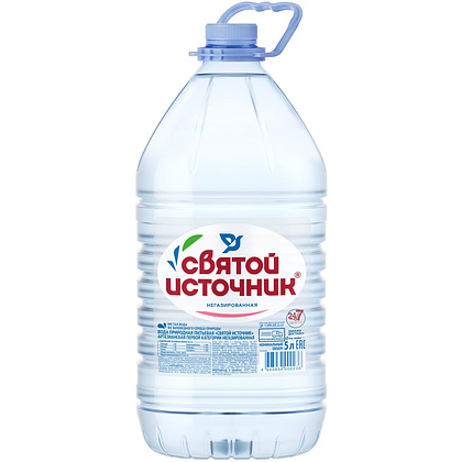 Вода питьевая "Святой Источник", негазированная, 5 л
