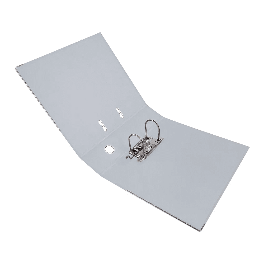 Папка-регистратор "Yesli:", А4, 75 мм, ПВХ, серый - 5