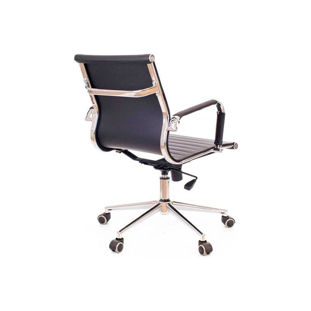 Кресло для руководителя EVERPROF "Leo", экокожа, металл, черный - 4