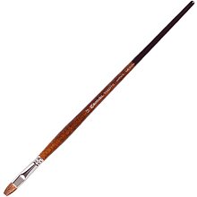 Кисть "Escoda Versatil Brush L/H", синтетика, темно-коричневый, плоская, №12