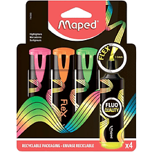 Набор текстовых маркеров Maped "Fluo Flex"