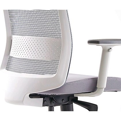 Кресло для руководителя BESTUHL "S30", сетка, ткань, пластик, серый - 7