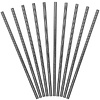 Трубочки бумажные, 19.5 см, 10 шт, серебристые - 2
