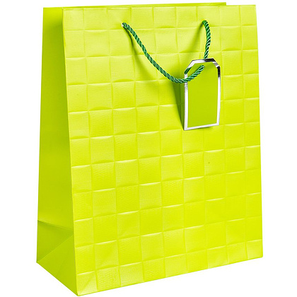 Пакет подарочный бумажный "Тиснение", ассорти