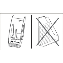Модуль для бумаги вертикальный "Galaxy", дымчатый